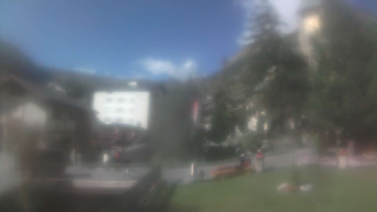 Archived image Webcam Zermatt Church