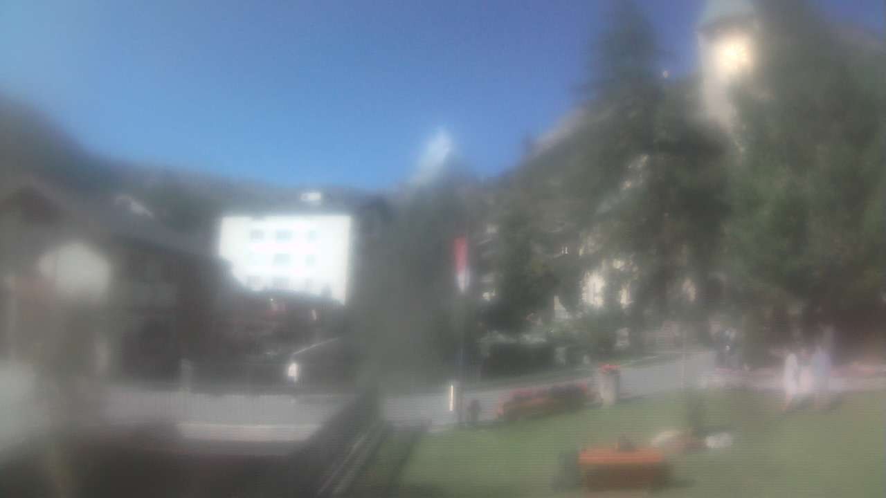 Archived image Webcam Zermatt Church