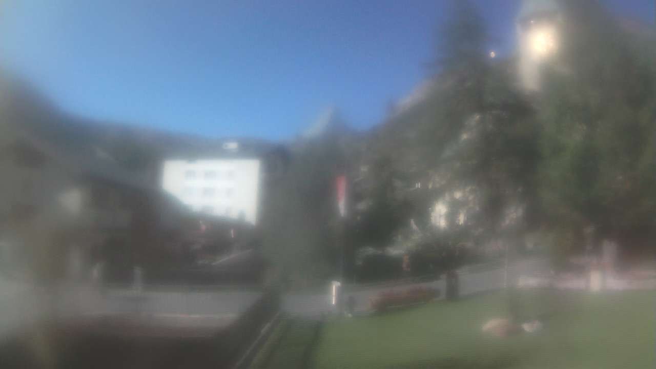 Archiv Foto Webcam Zermatt Kirche