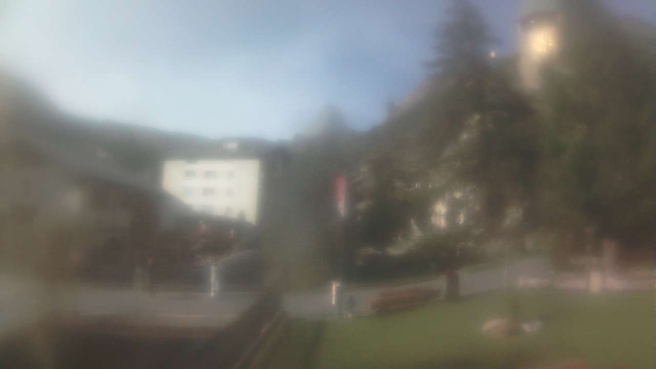 Archiv Foto Webcam Zermatt Kirche