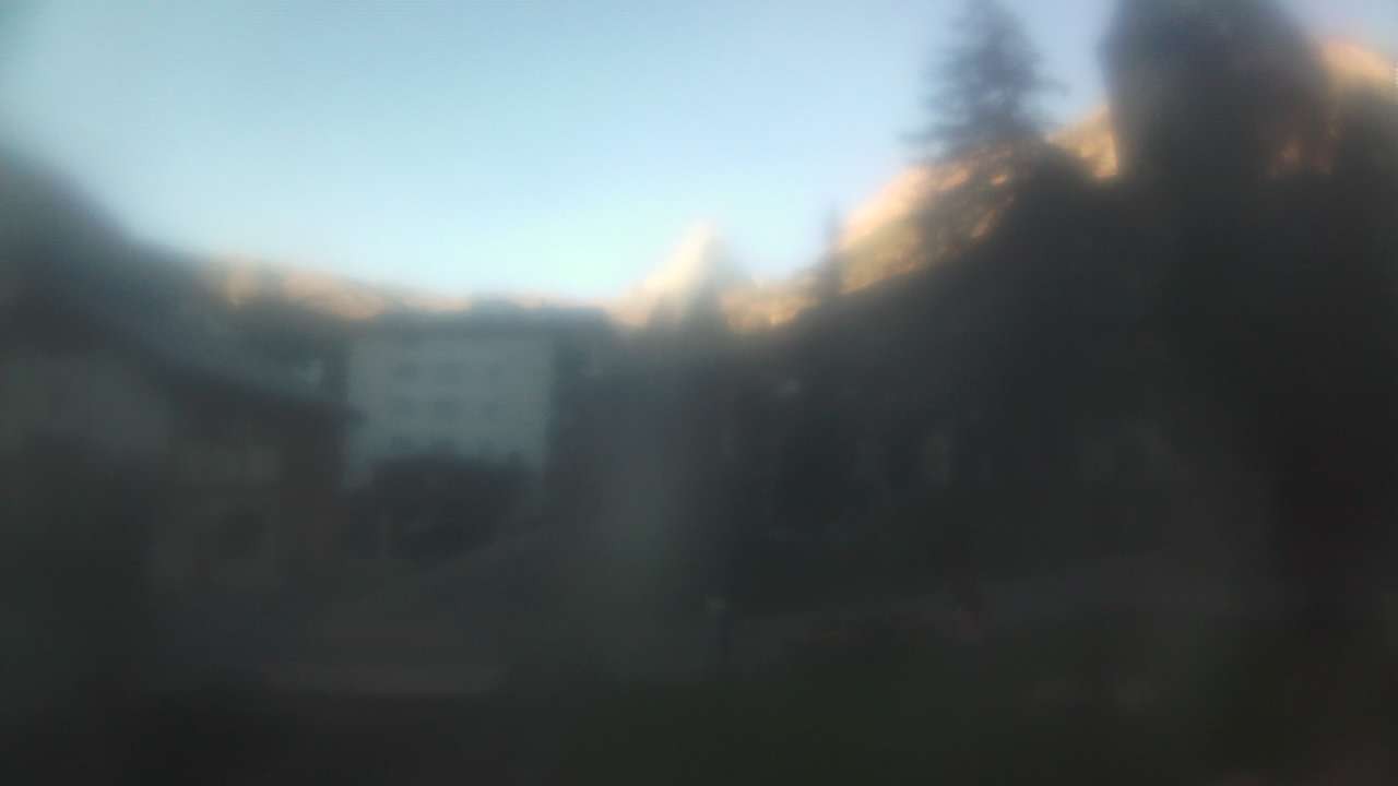 Archiv Foto Webcam Zermatt Kirche