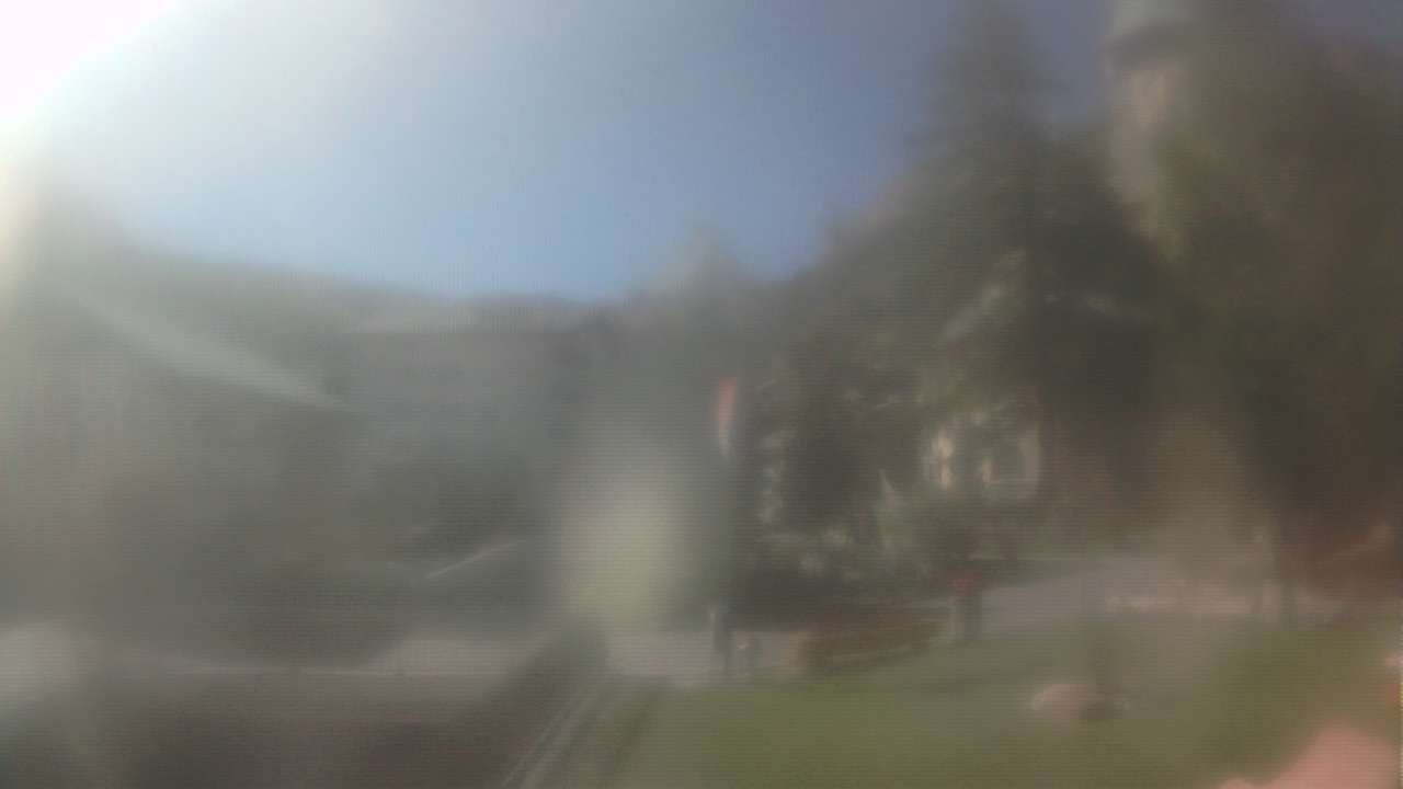 Archiv Foto Webcam Zermatt Kirche
