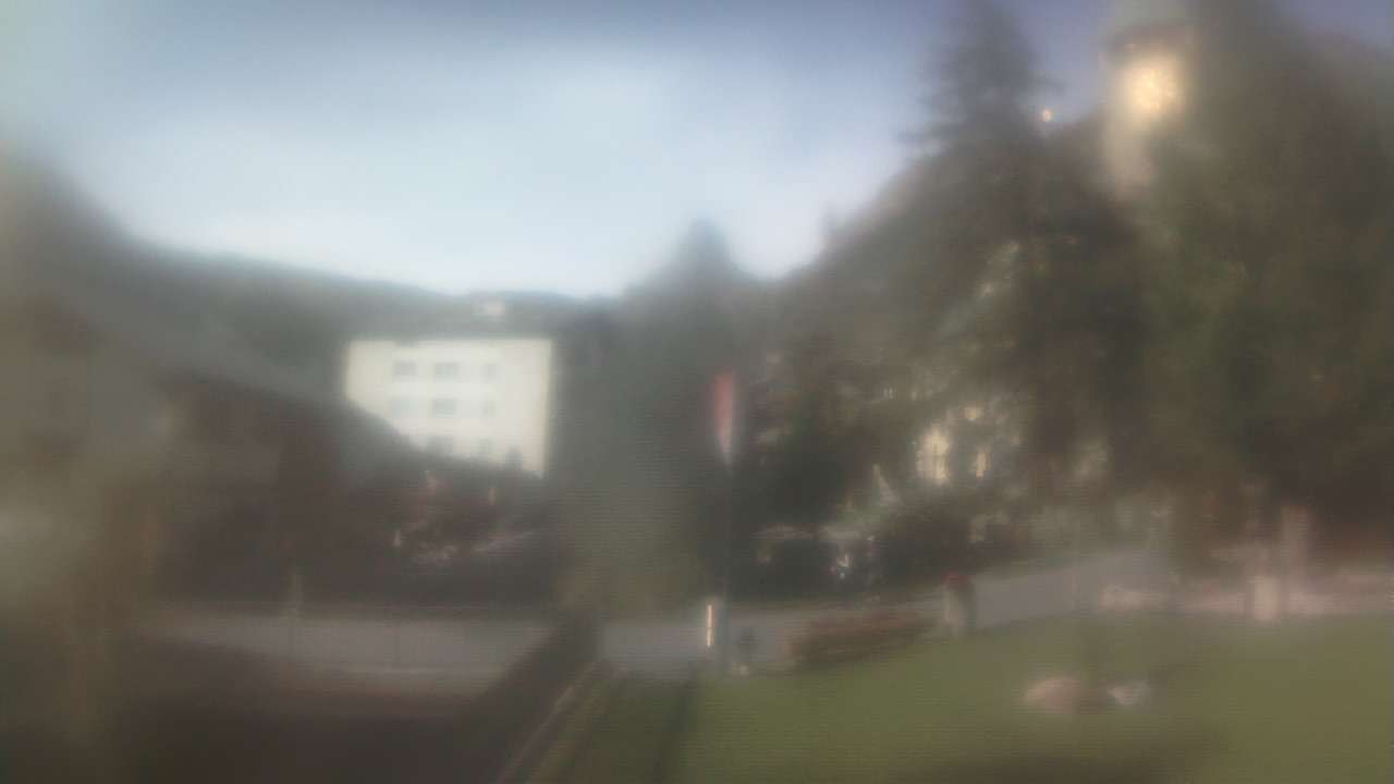 Archiv Foto Webcam Zermatt Kirche