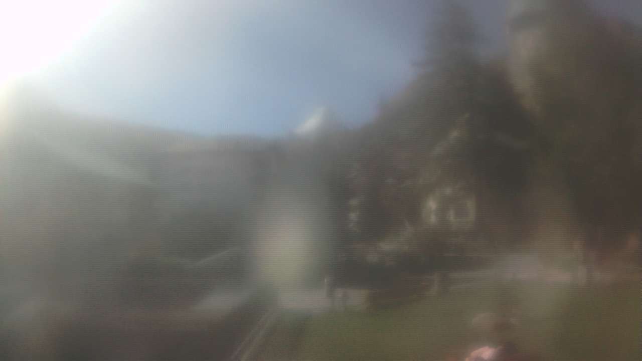 Archiv Foto Webcam Zermatt Kirche