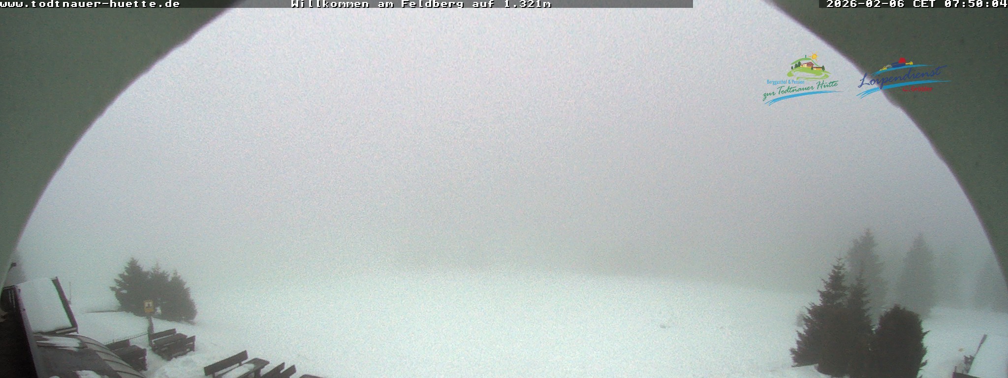 Archived image Webcam Todtnau mountain hut, Black Forest