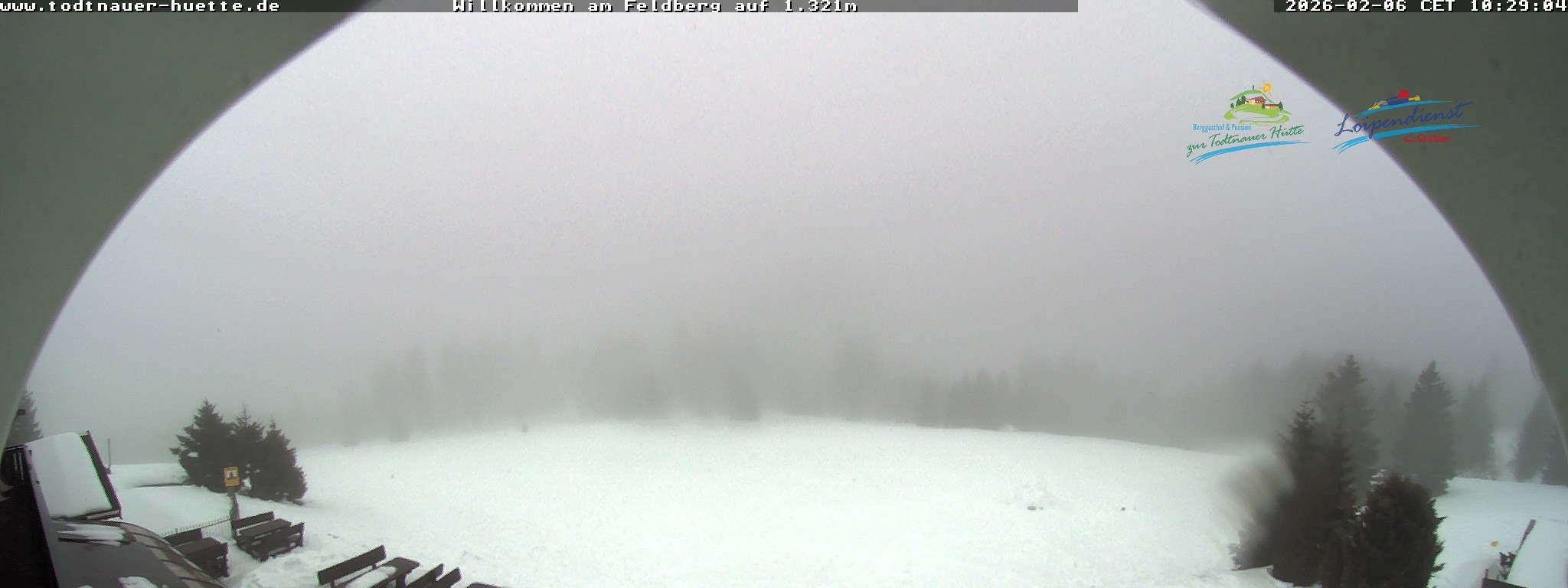 Archived image Webcam Todtnau mountain hut, Black Forest