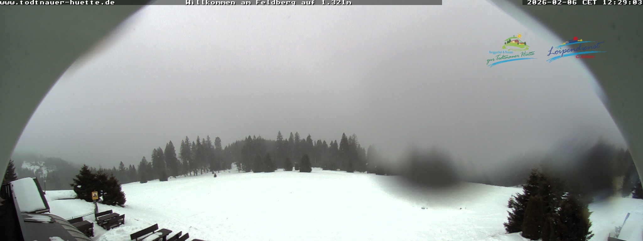 Archived image Webcam Todtnau mountain hut, Black Forest