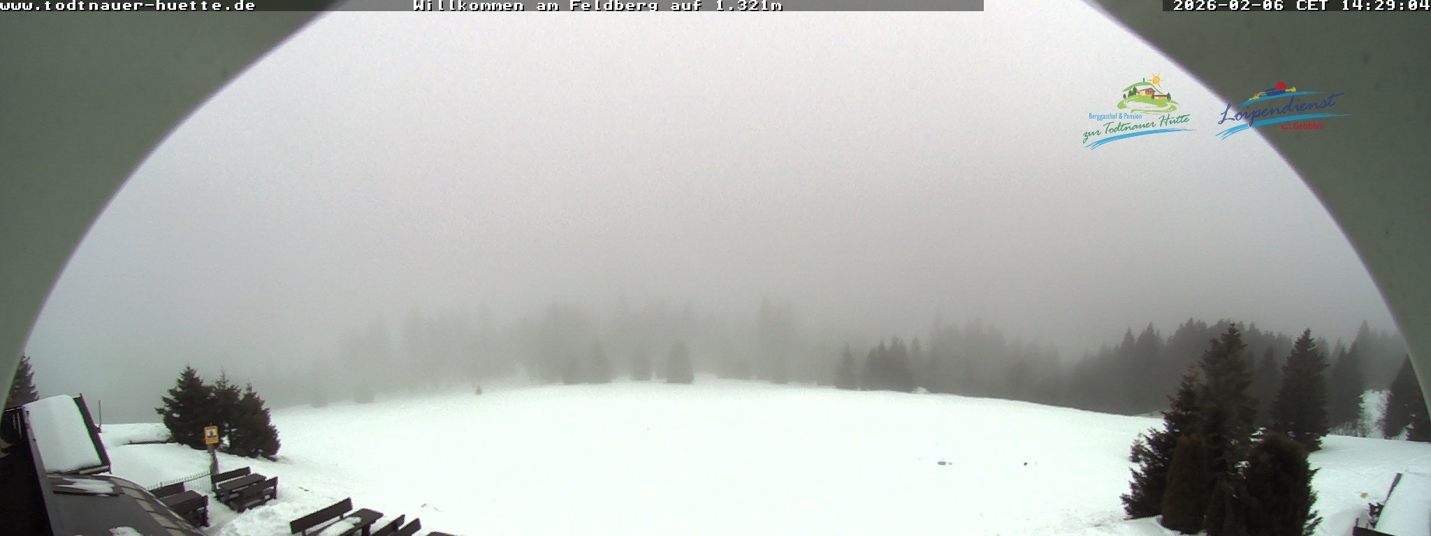 Archived image Webcam Todtnau mountain hut, Black Forest