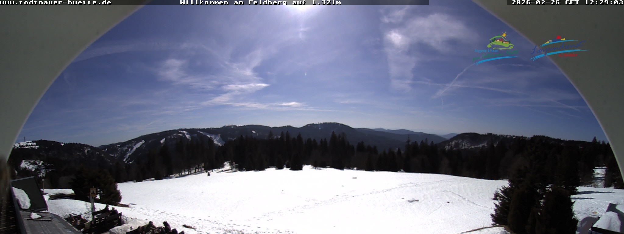 Archived image Webcam Todtnau mountain hut, Black Forest
