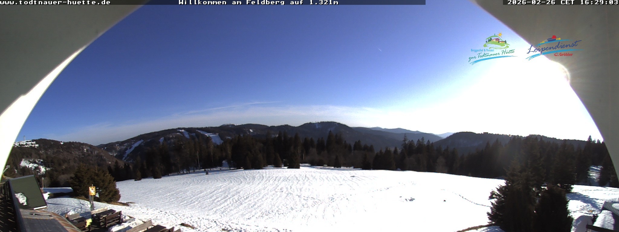 Archived image Webcam Todtnau mountain hut, Black Forest