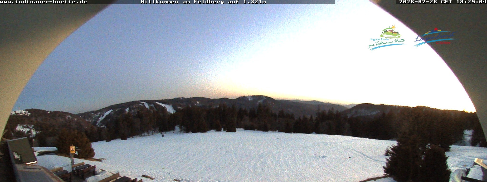 Archived image Webcam Todtnau mountain hut, Black Forest
