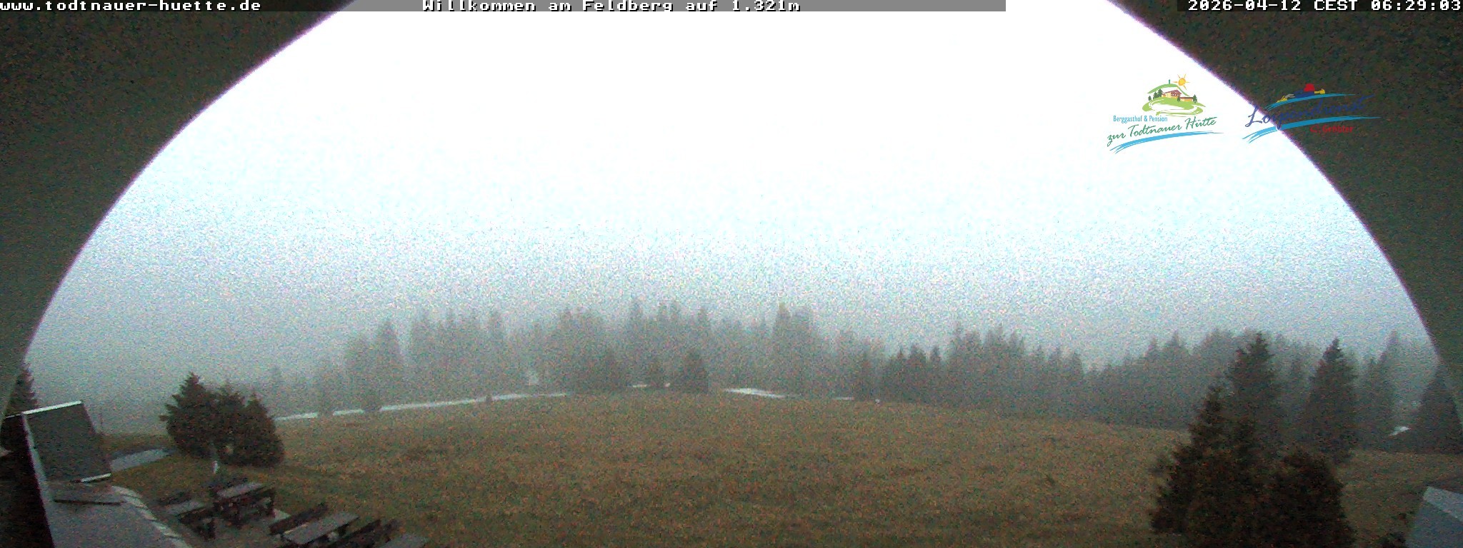 Archived image Webcam Todtnau mountain hut, Black Forest
