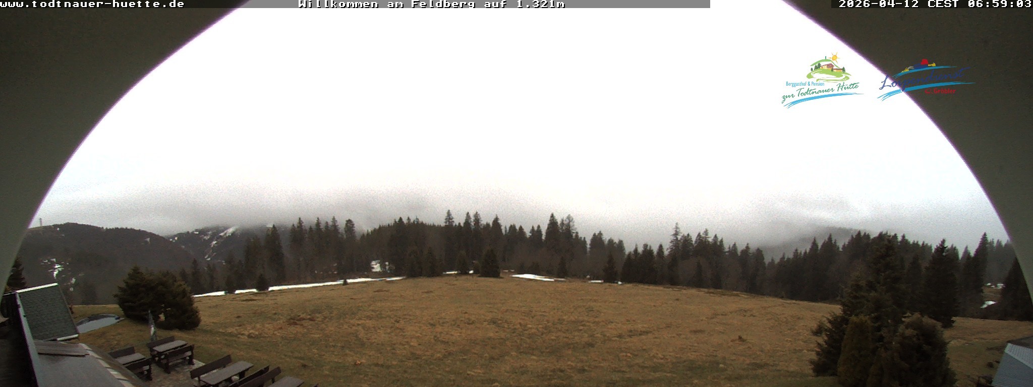 Archived image Webcam Todtnau mountain hut, Black Forest