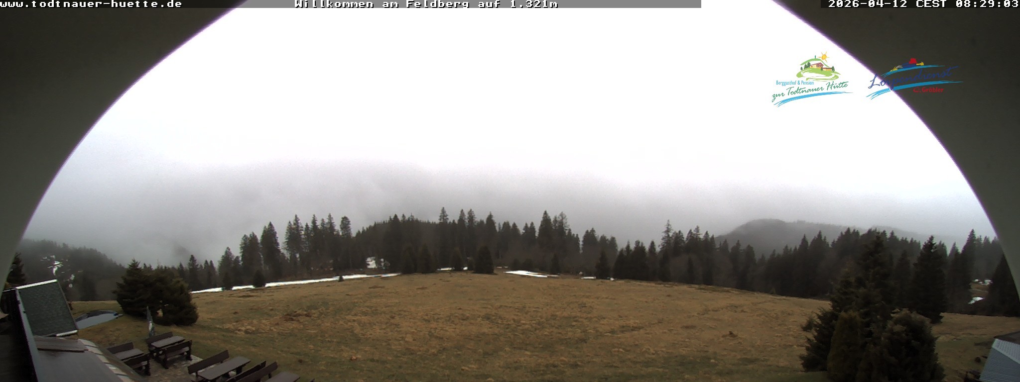 Archived image Webcam Todtnau mountain hut, Black Forest