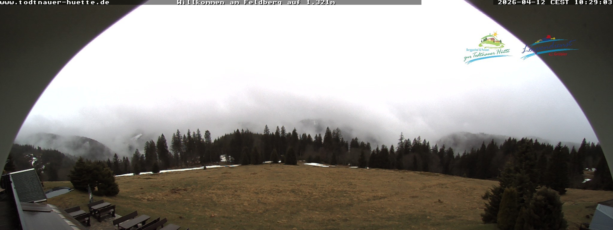 Archived image Webcam Todtnau mountain hut, Black Forest