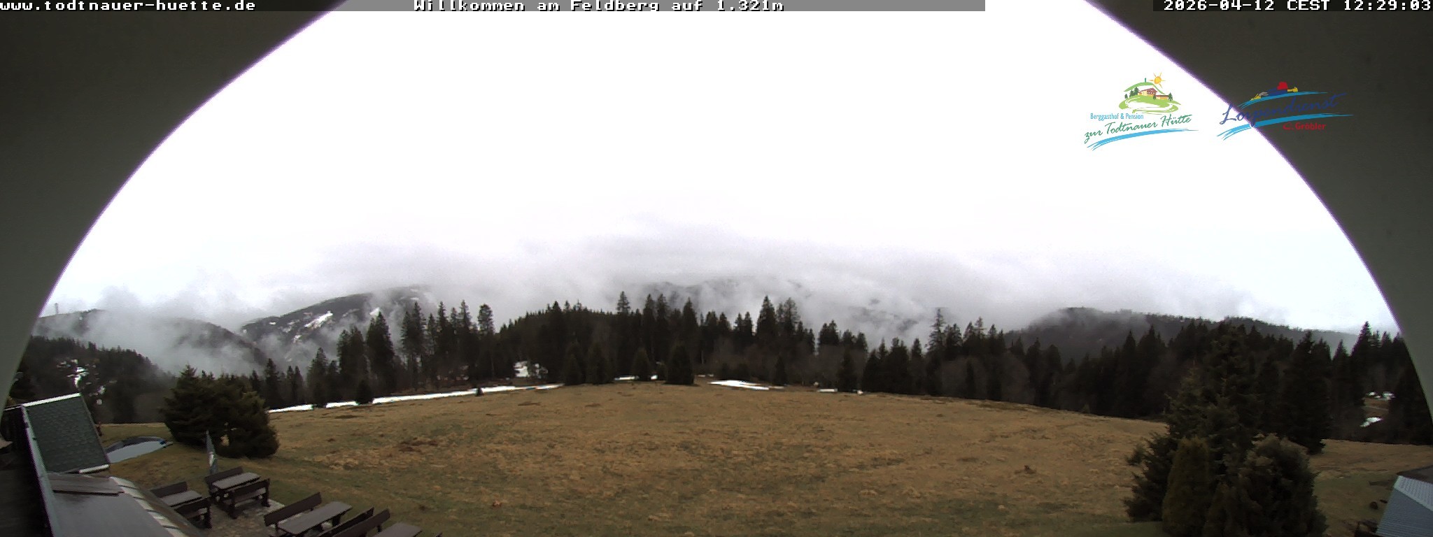 Archived image Webcam Todtnau mountain hut, Black Forest