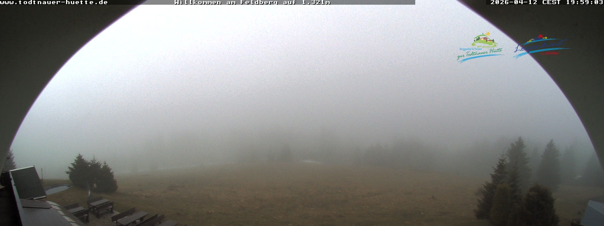 Archived image Webcam Todtnau mountain hut, Black Forest