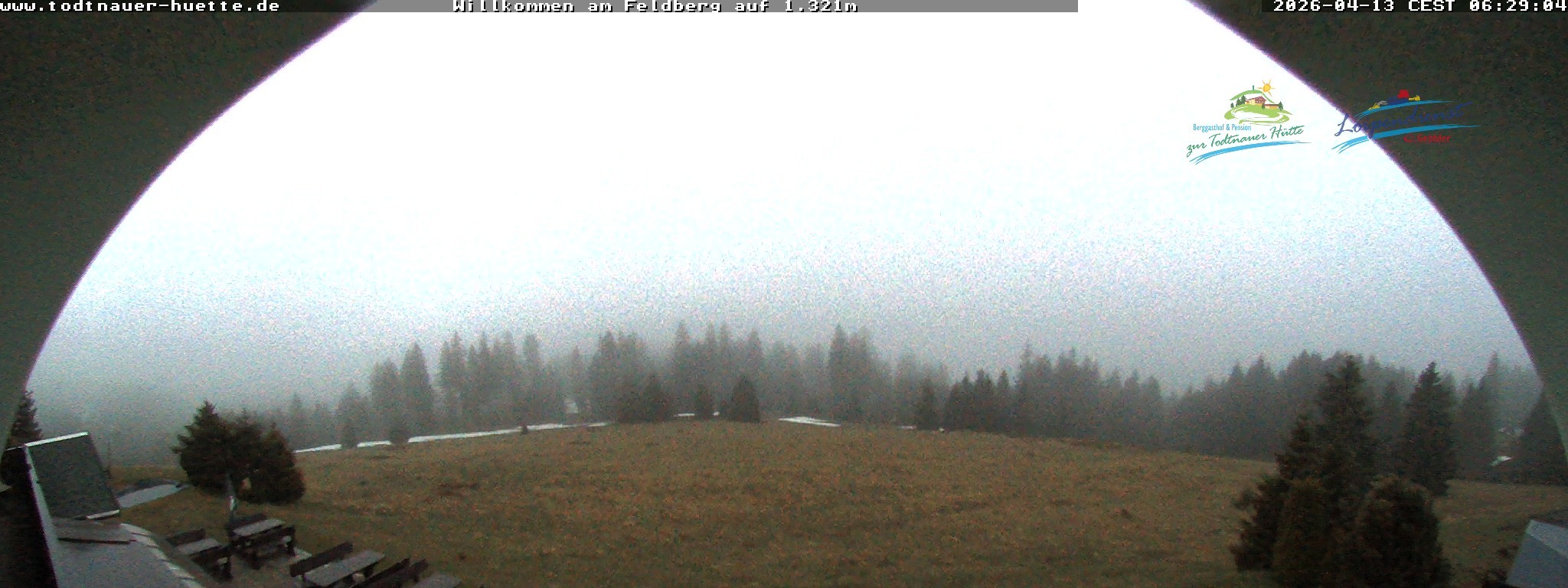 Archived image Webcam Todtnau mountain hut, Black Forest
