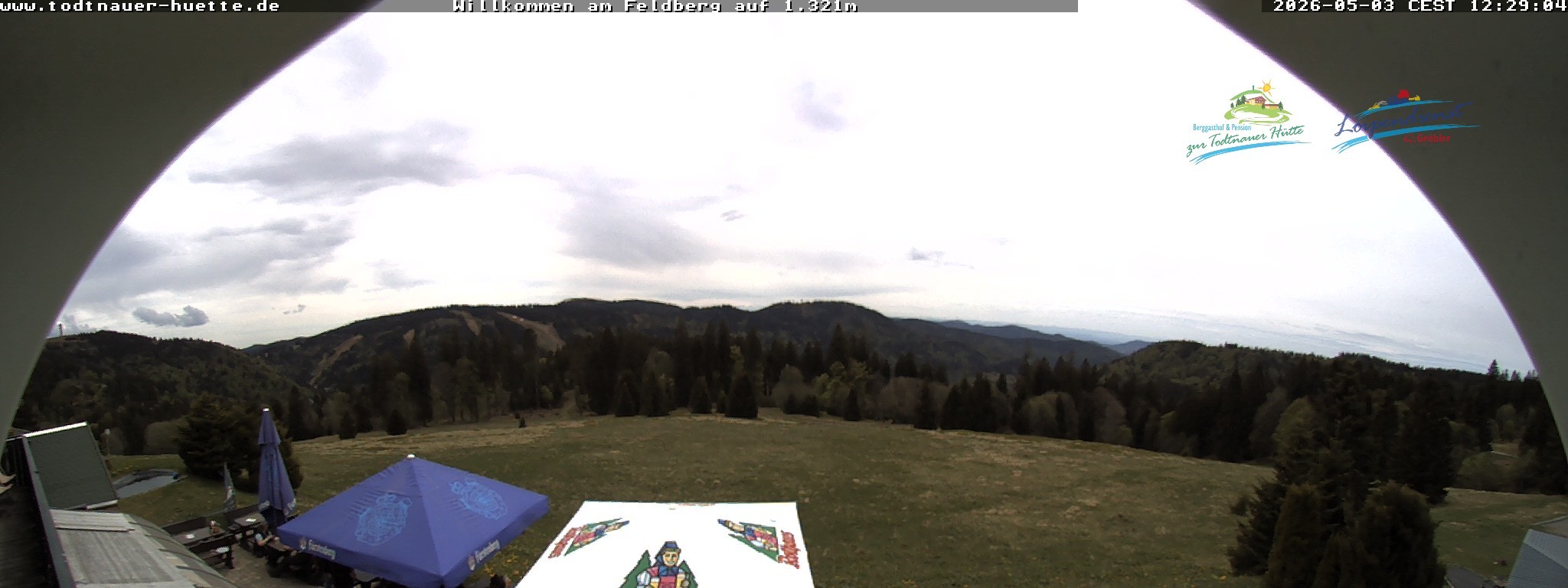 Archived image Webcam Todtnau mountain hut, Black Forest