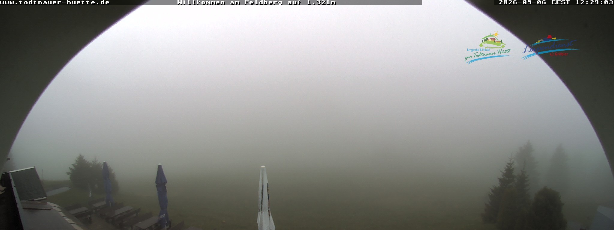 Archived image Webcam Todtnau mountain hut, Black Forest