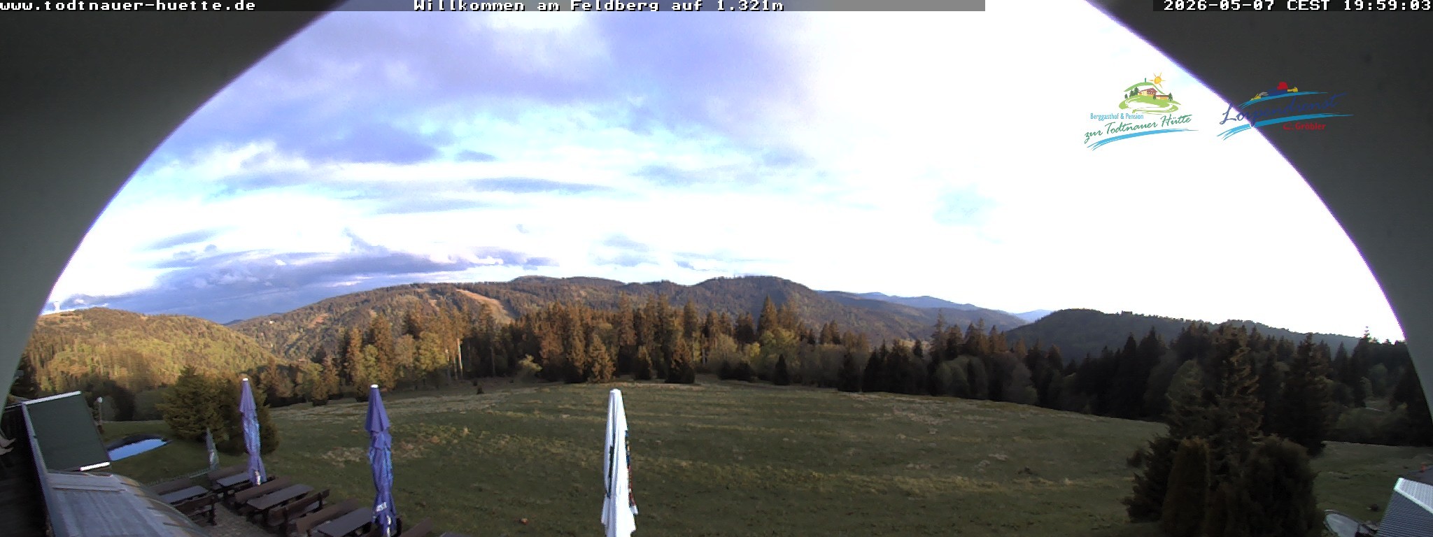 Archived image Webcam Todtnau mountain hut, Black Forest
