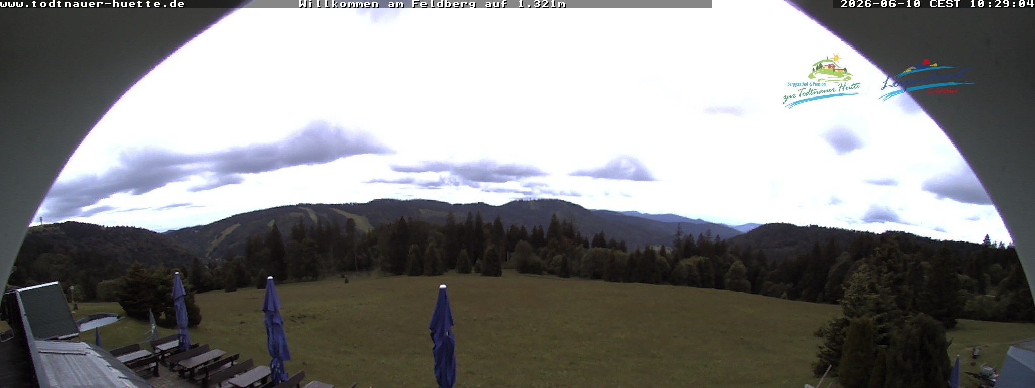 Archived image Webcam Todtnau mountain hut, Black Forest