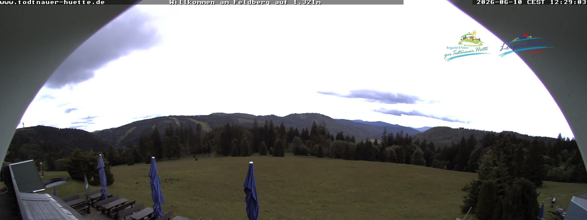 Archived image Webcam Todtnau mountain hut, Black Forest