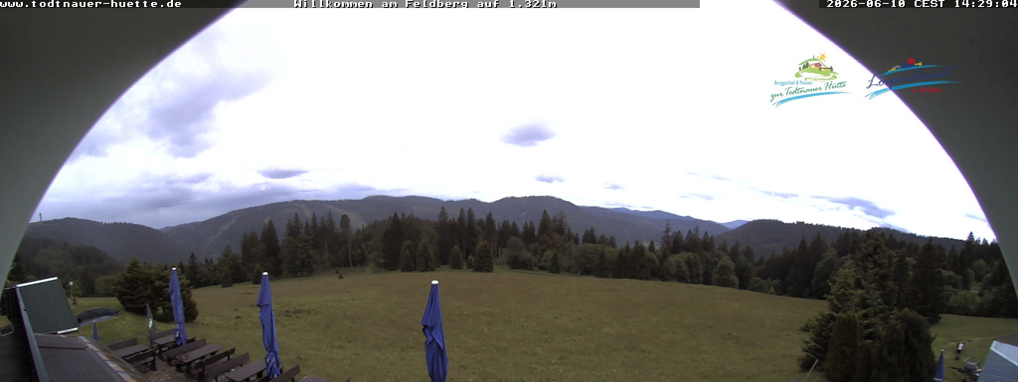 Archived image Webcam Todtnau mountain hut, Black Forest