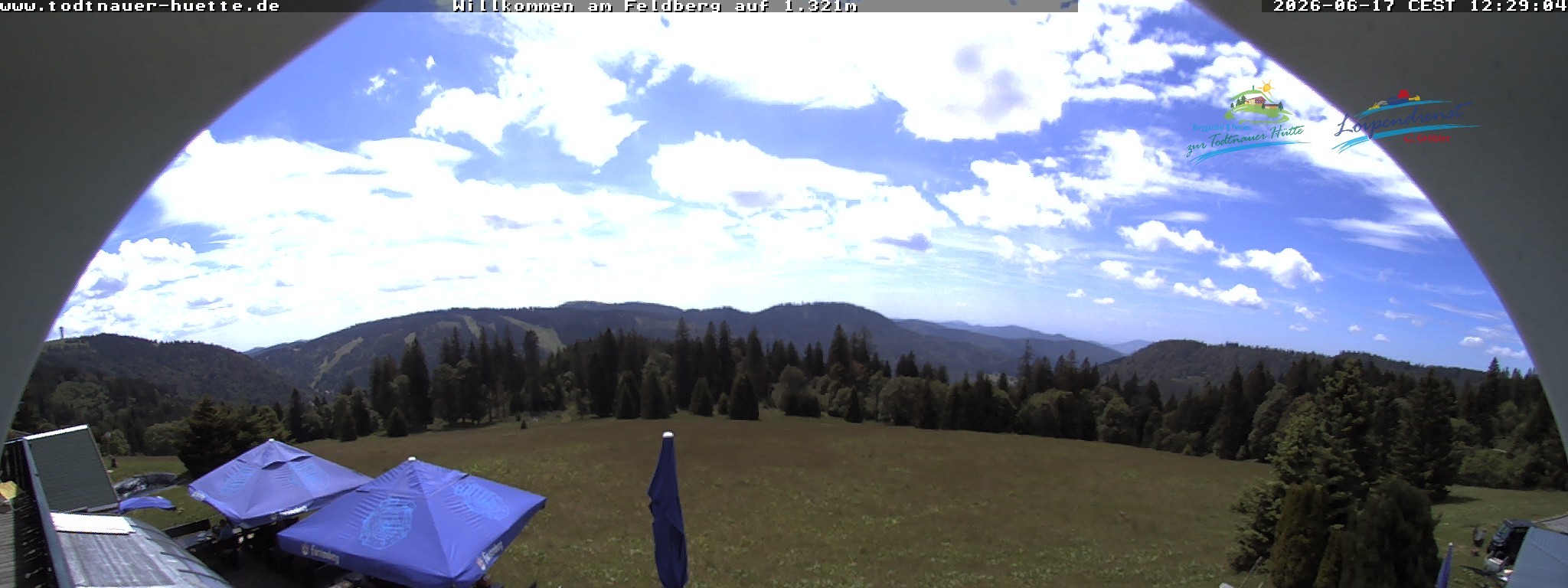 Archived image Webcam Todtnau mountain hut, Black Forest