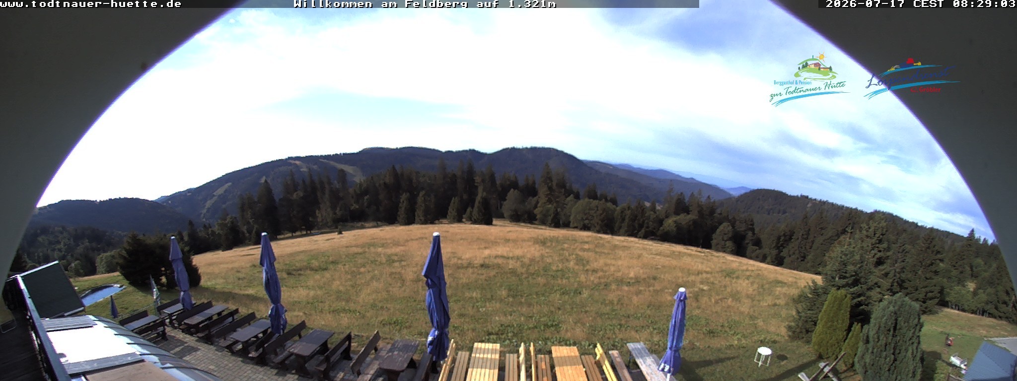 Archived image Webcam Todtnau mountain hut, Black Forest