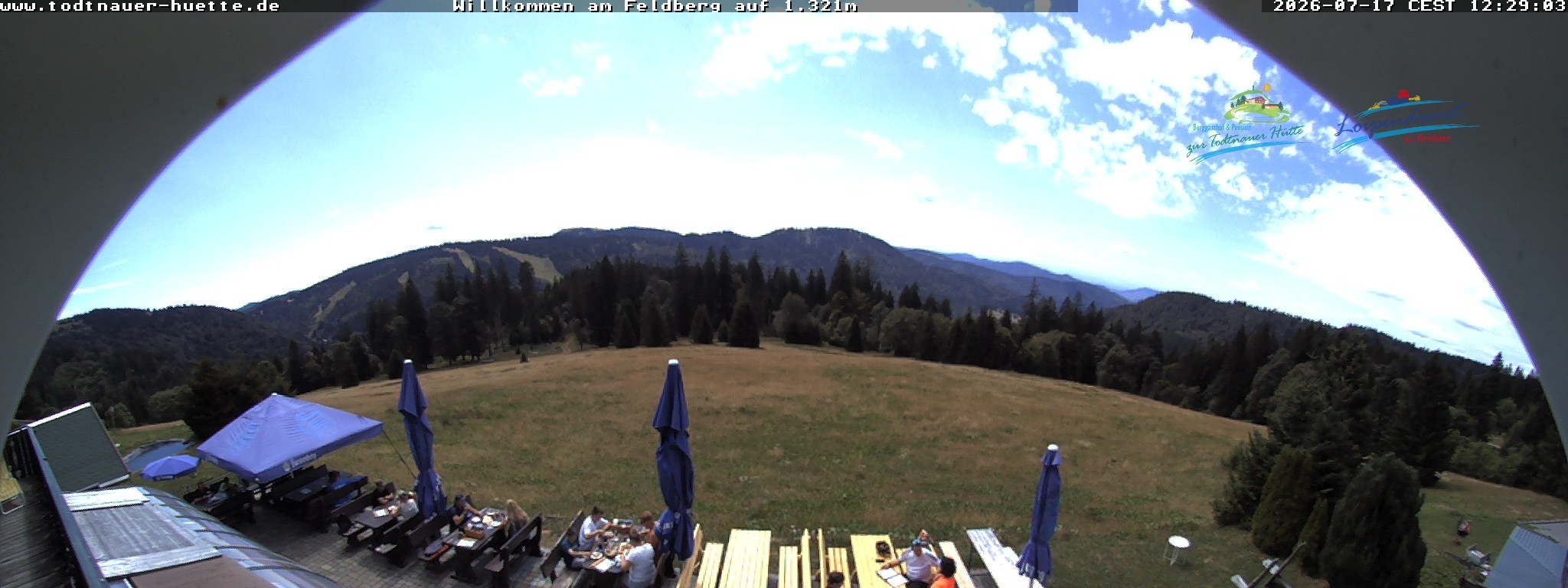 Archived image Webcam Todtnau mountain hut, Black Forest