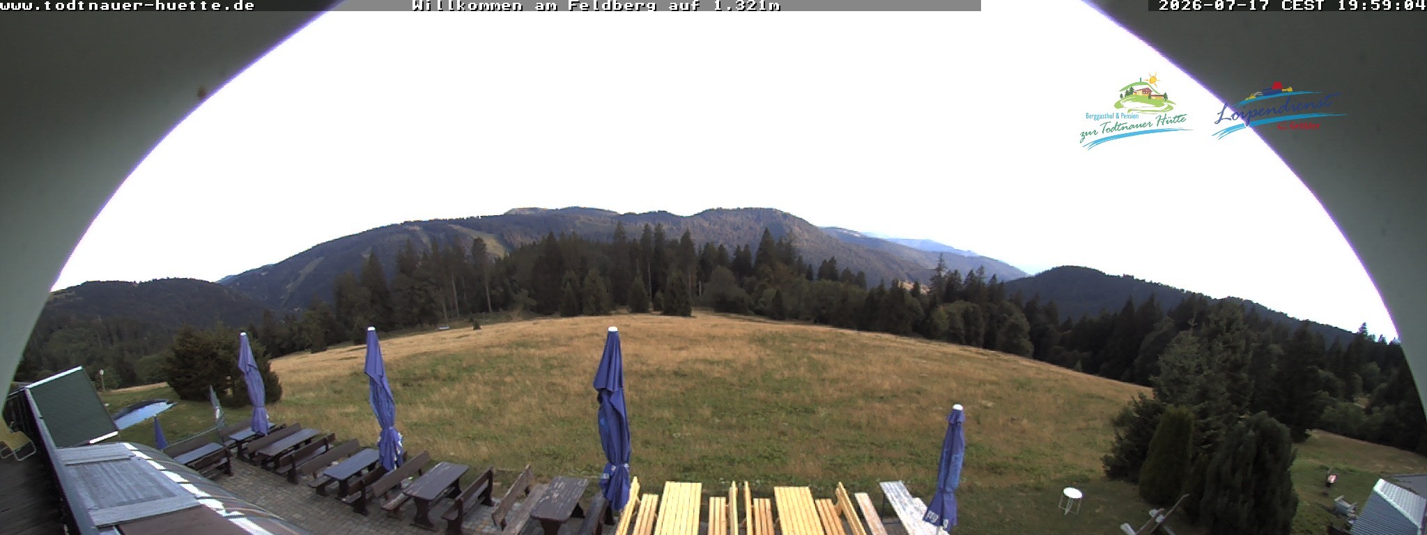 Archived image Webcam Todtnau mountain hut, Black Forest