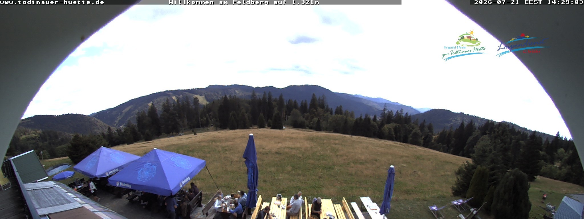 Archiv Foto Webcam Todtnauer Hütte, Schwarzwald
