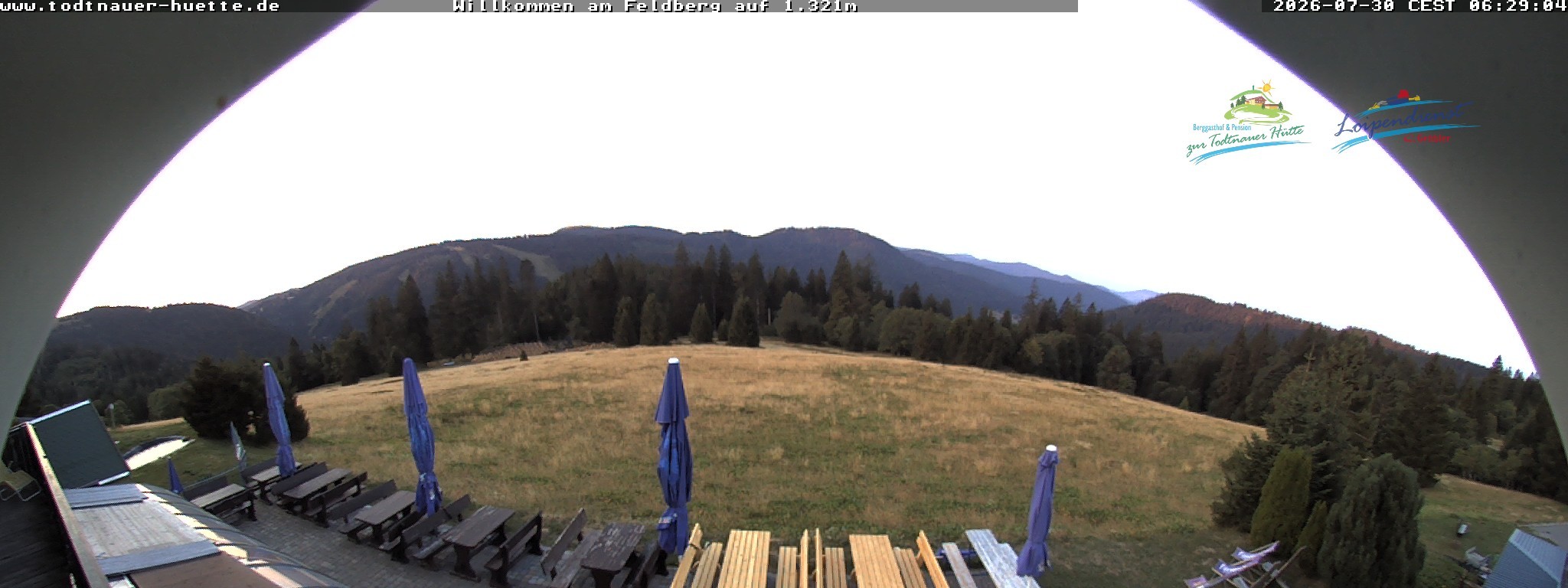Archived image Webcam Todtnau mountain hut, Black Forest