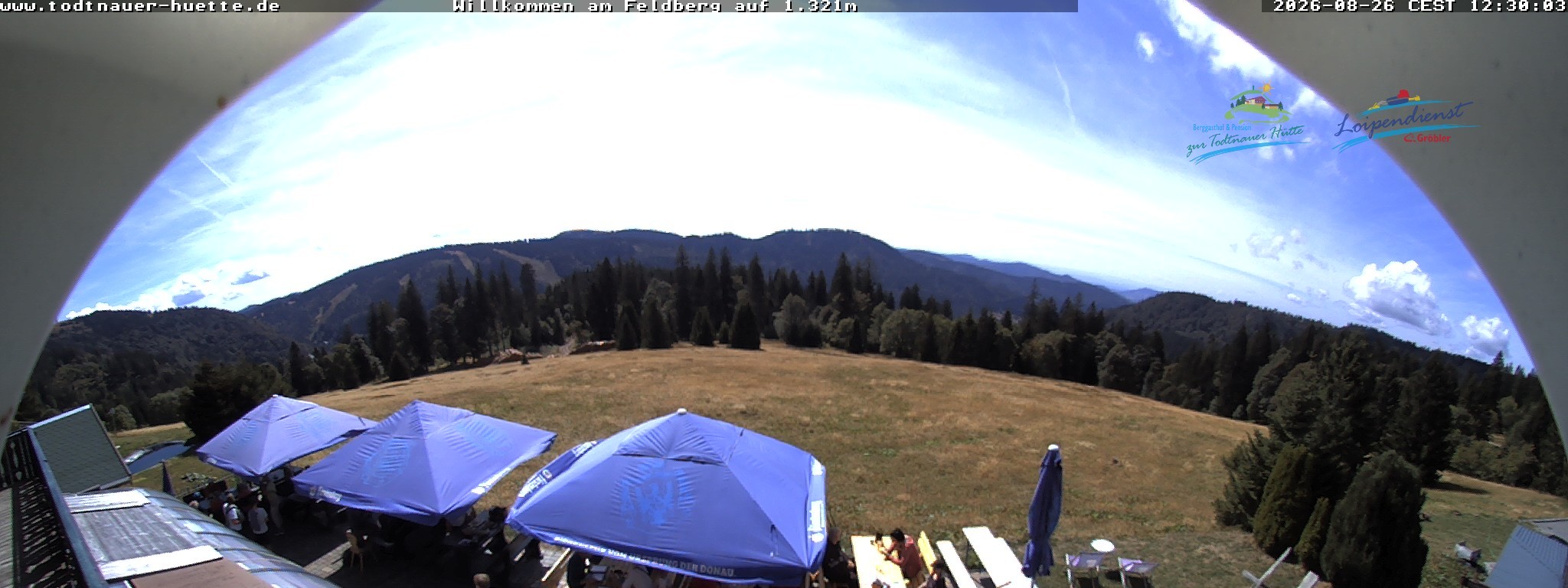 Archived image Webcam Todtnau mountain hut, Black Forest