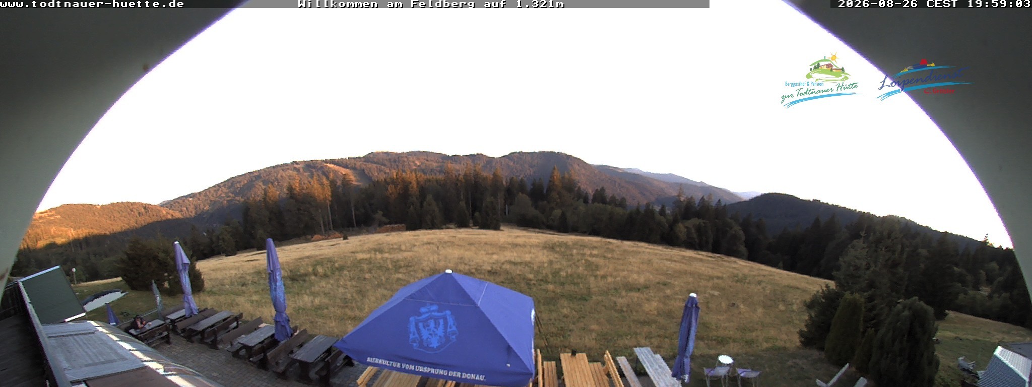 Archived image Webcam Todtnau mountain hut, Black Forest
