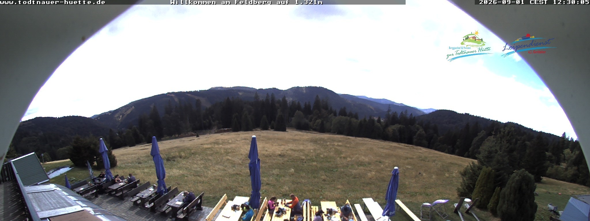 Archived image Webcam Todtnau mountain hut, Black Forest