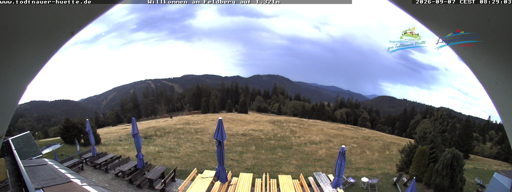 Archived image Webcam Todtnau mountain hut, Black Forest