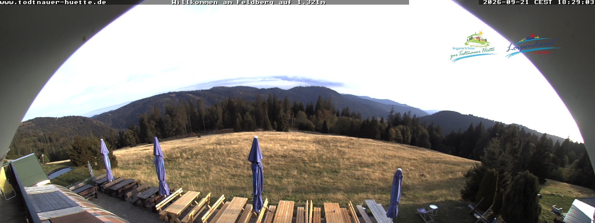 Archiv Foto Webcam Todtnauer Hütte, Schwarzwald