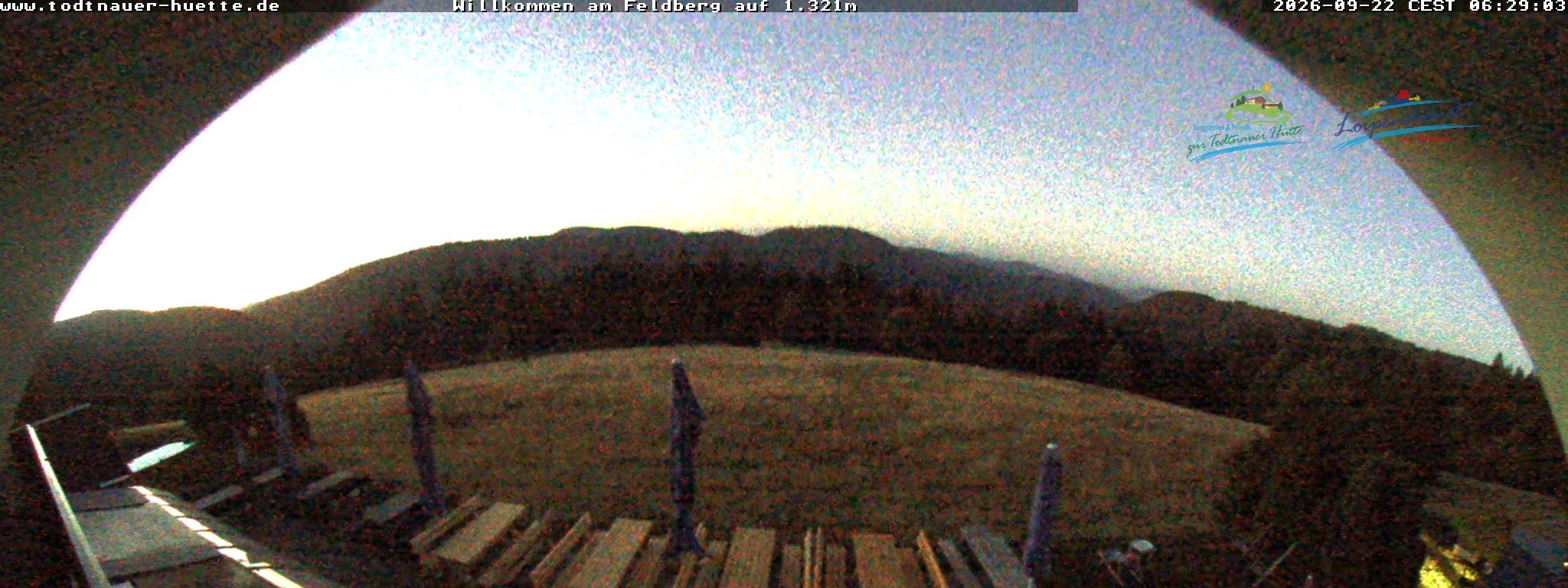 Archived image Webcam Todtnau mountain hut, Black Forest