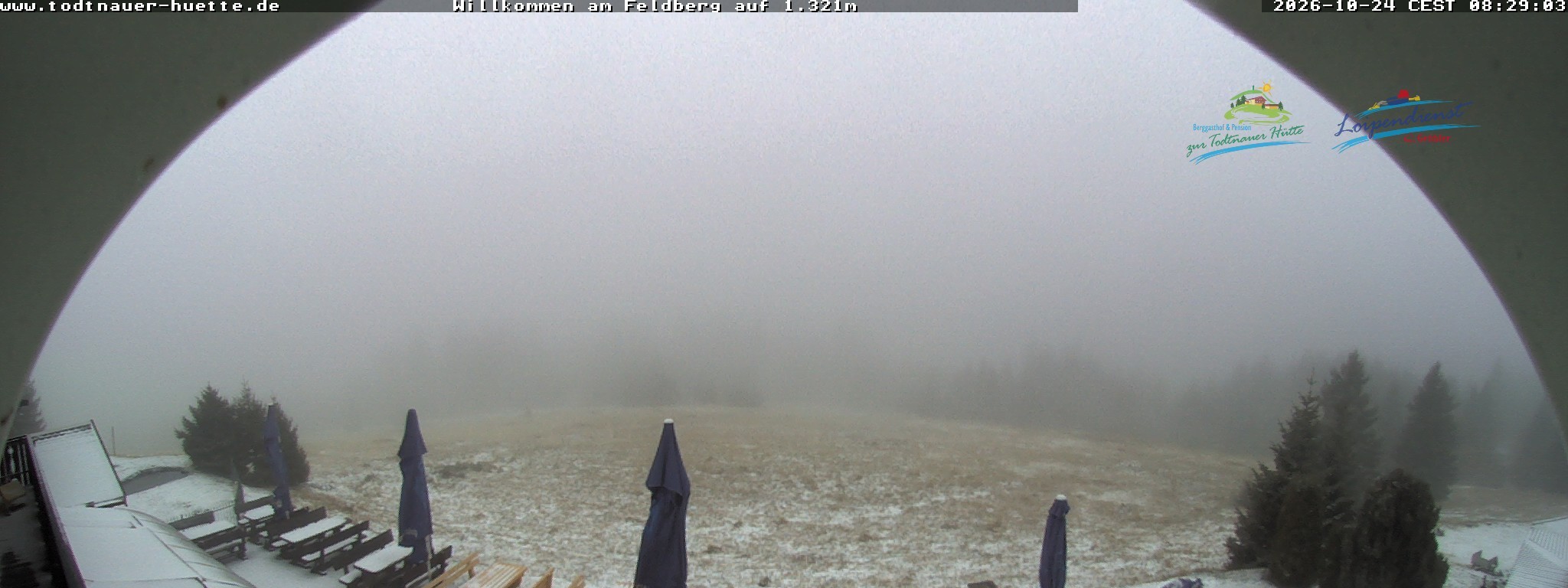 Archived image Webcam Todtnau mountain hut, Black Forest
