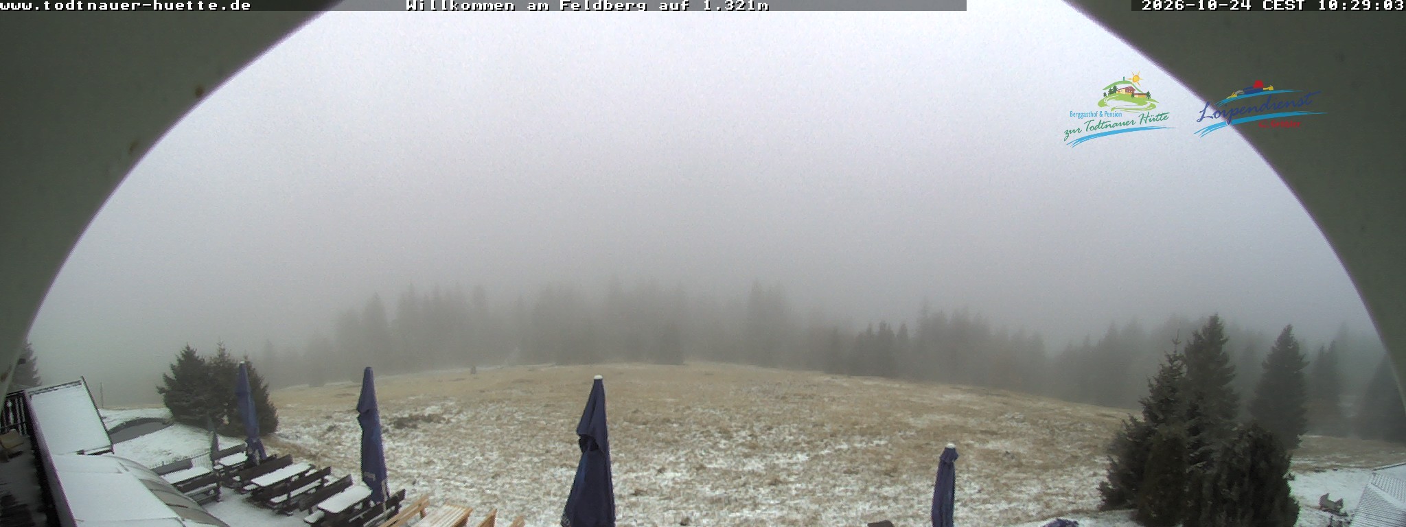 Archived image Webcam Todtnau mountain hut, Black Forest