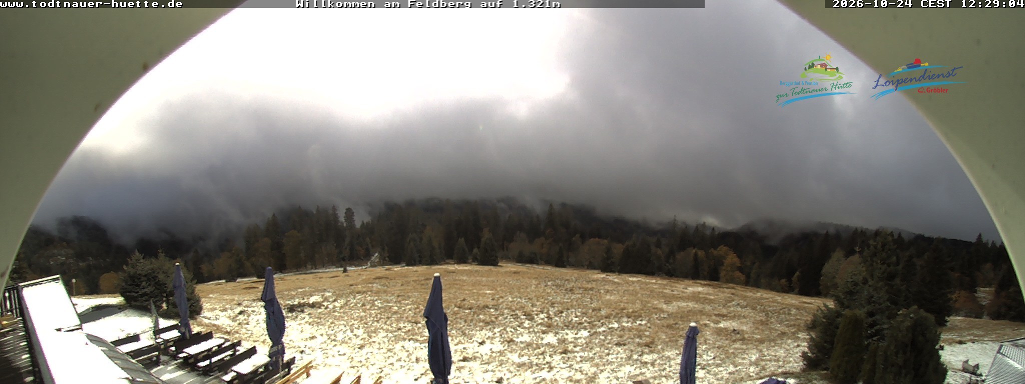 Archived image Webcam Todtnau mountain hut, Black Forest