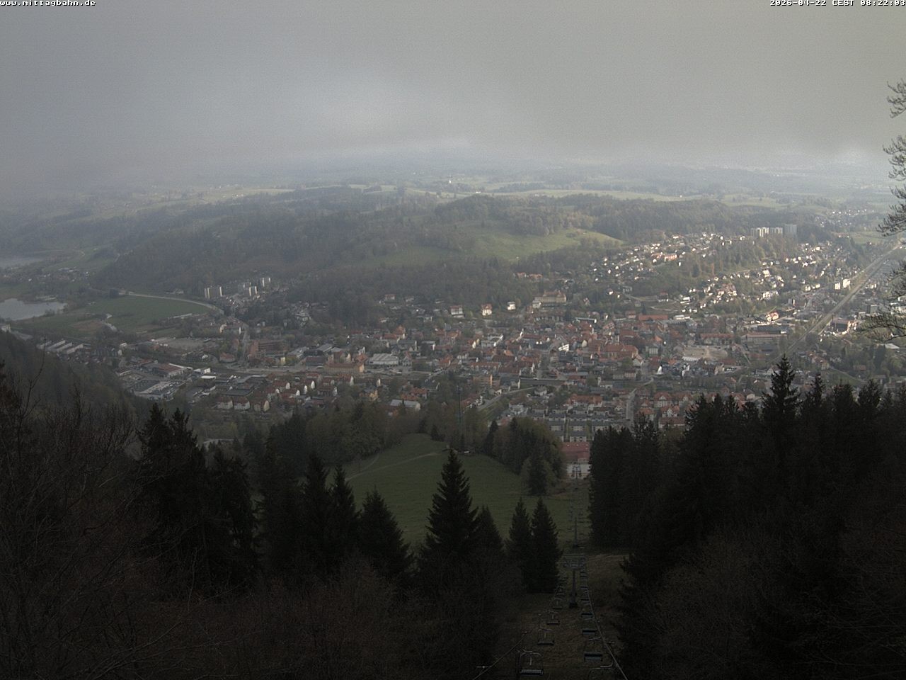 Archiv Foto Webcam Aussicht auf Immenstadt von der Mittagbahn