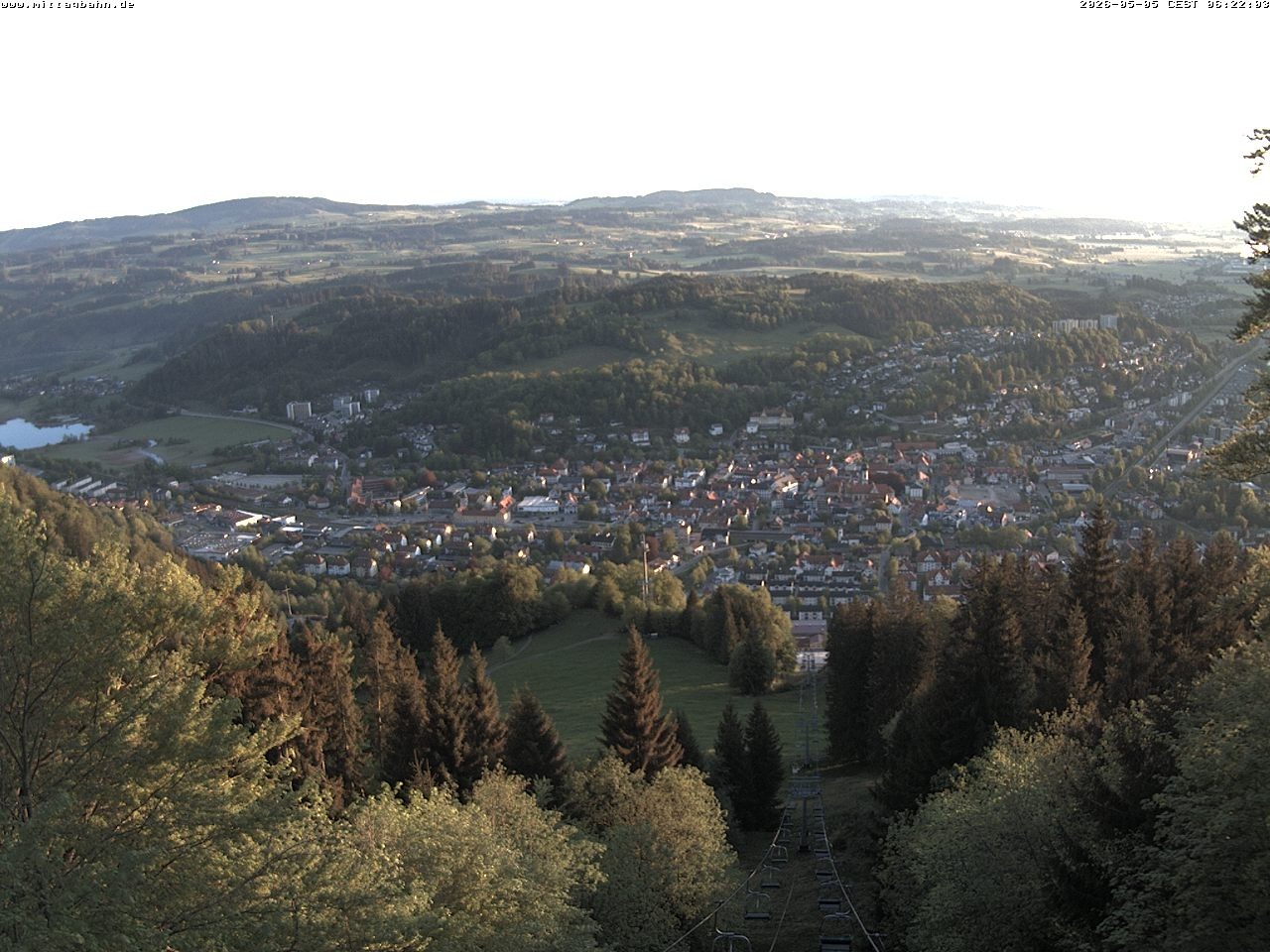 Archiv Foto Webcam Aussicht auf Immenstadt von der Mittagbahn