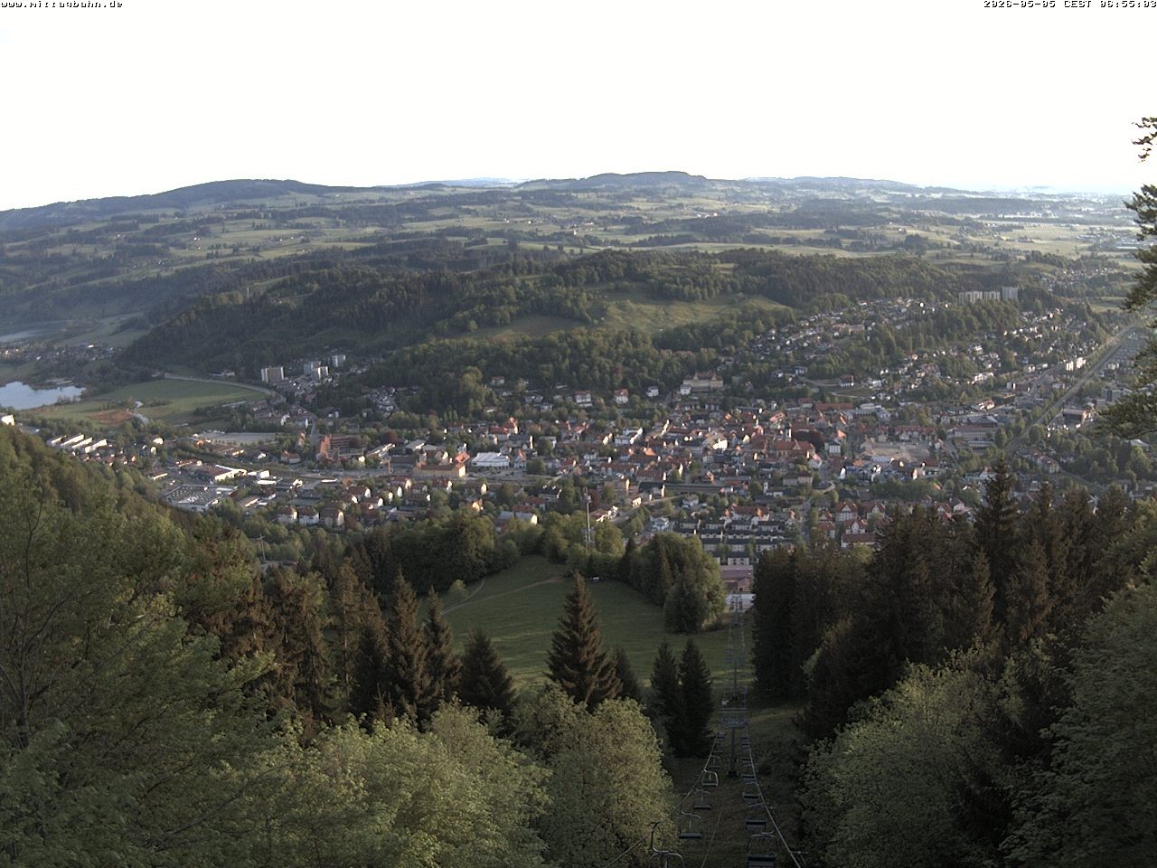 Archiv Foto Webcam Aussicht auf Immenstadt von der Mittagbahn