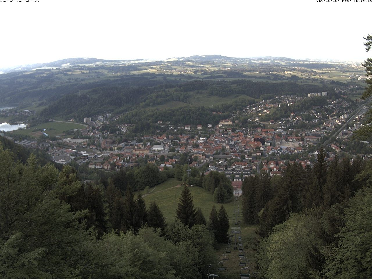 Archiv Foto Webcam Aussicht auf Immenstadt von der Mittagbahn