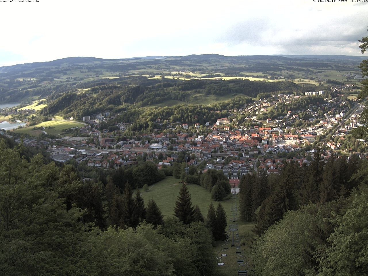 Archiv Foto Webcam Aussicht auf Immenstadt von der Mittagbahn