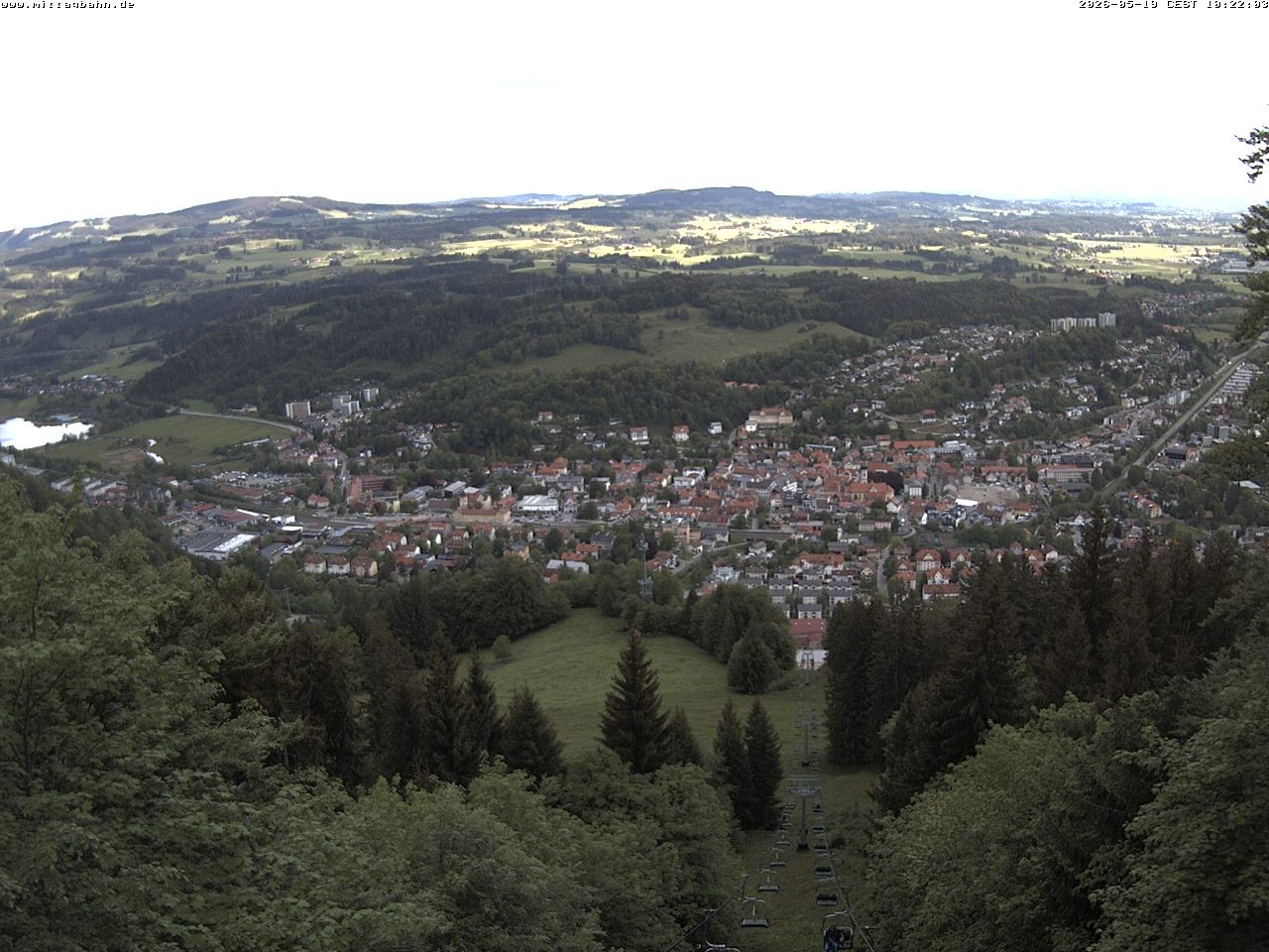 Archiv Foto Webcam Aussicht auf Immenstadt von der Mittagbahn