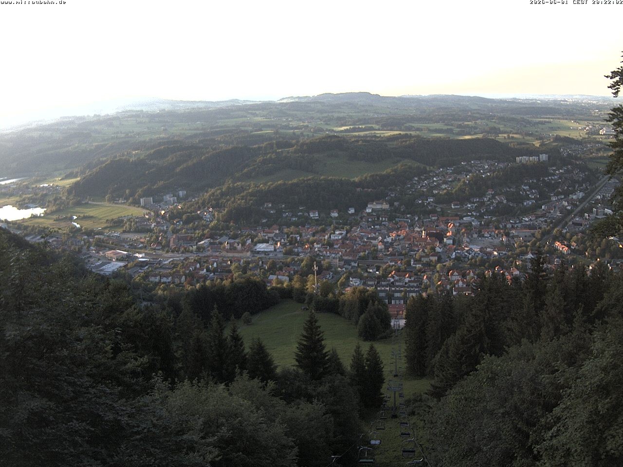 Archiv Foto Webcam Aussicht auf Immenstadt von der Mittagbahn